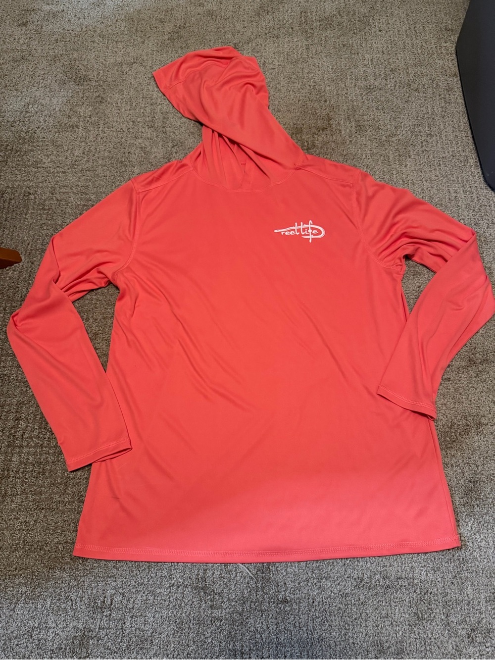 Mens Coral Hooded Swim Shirt - UPF Sun Protection